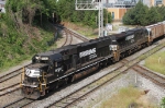 NS 6680 & 8694 lead train 350 across Boylan Jct on "National Train Day"